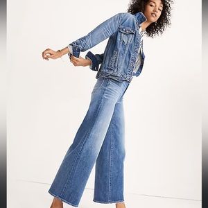 Madewell Wide-leg Crop Denim Pants